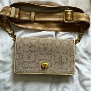 Coach Tan Crossbody Bag